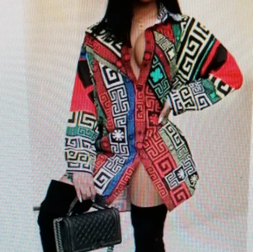 Casual Collar Turndown Long Sleeve T-Shirt Dress