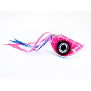 Catch Beady Eye Kabura Jig in Pink Crackle with Glow and UV (60-150g)