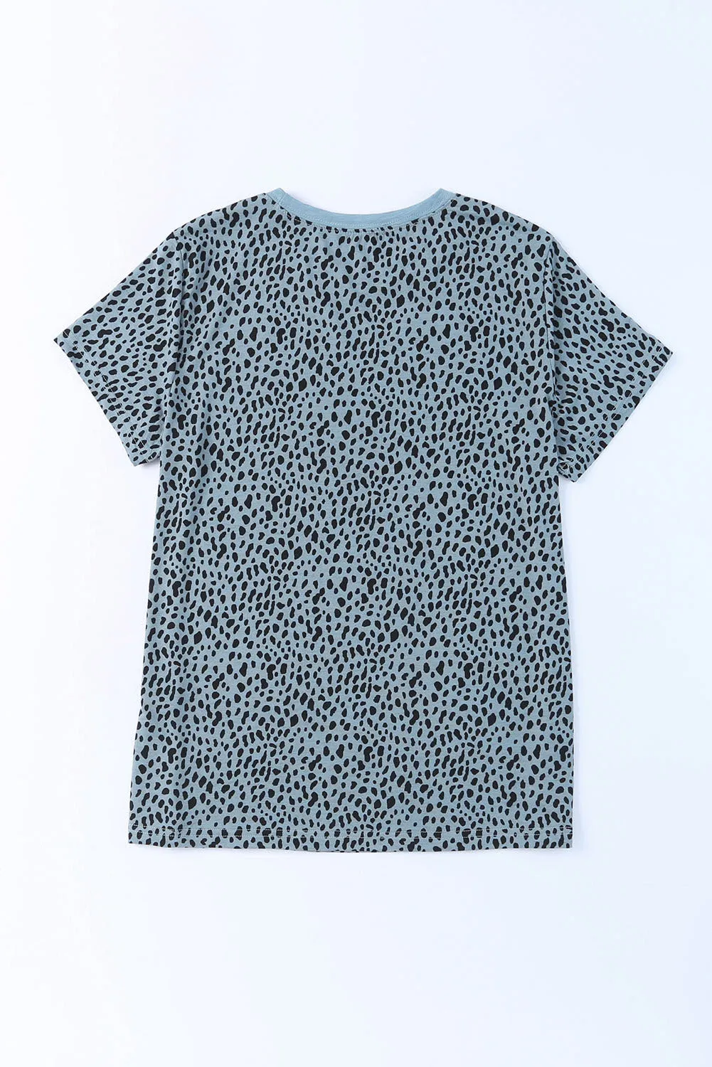 Cheetah O-neck T Shirt