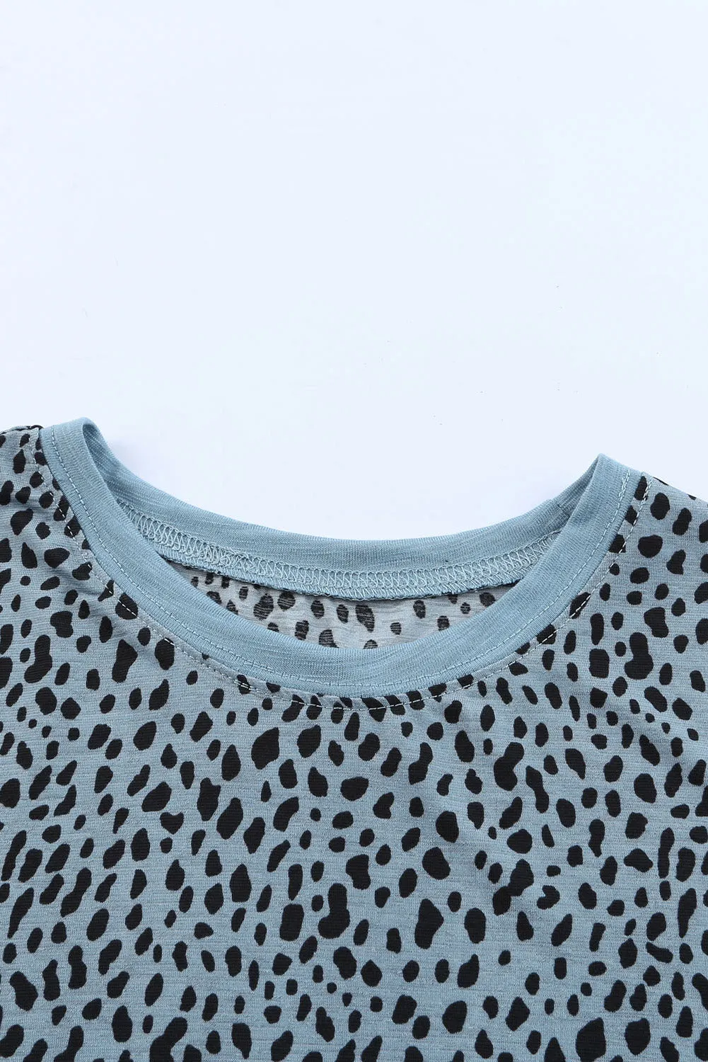 Cheetah O-neck T Shirt