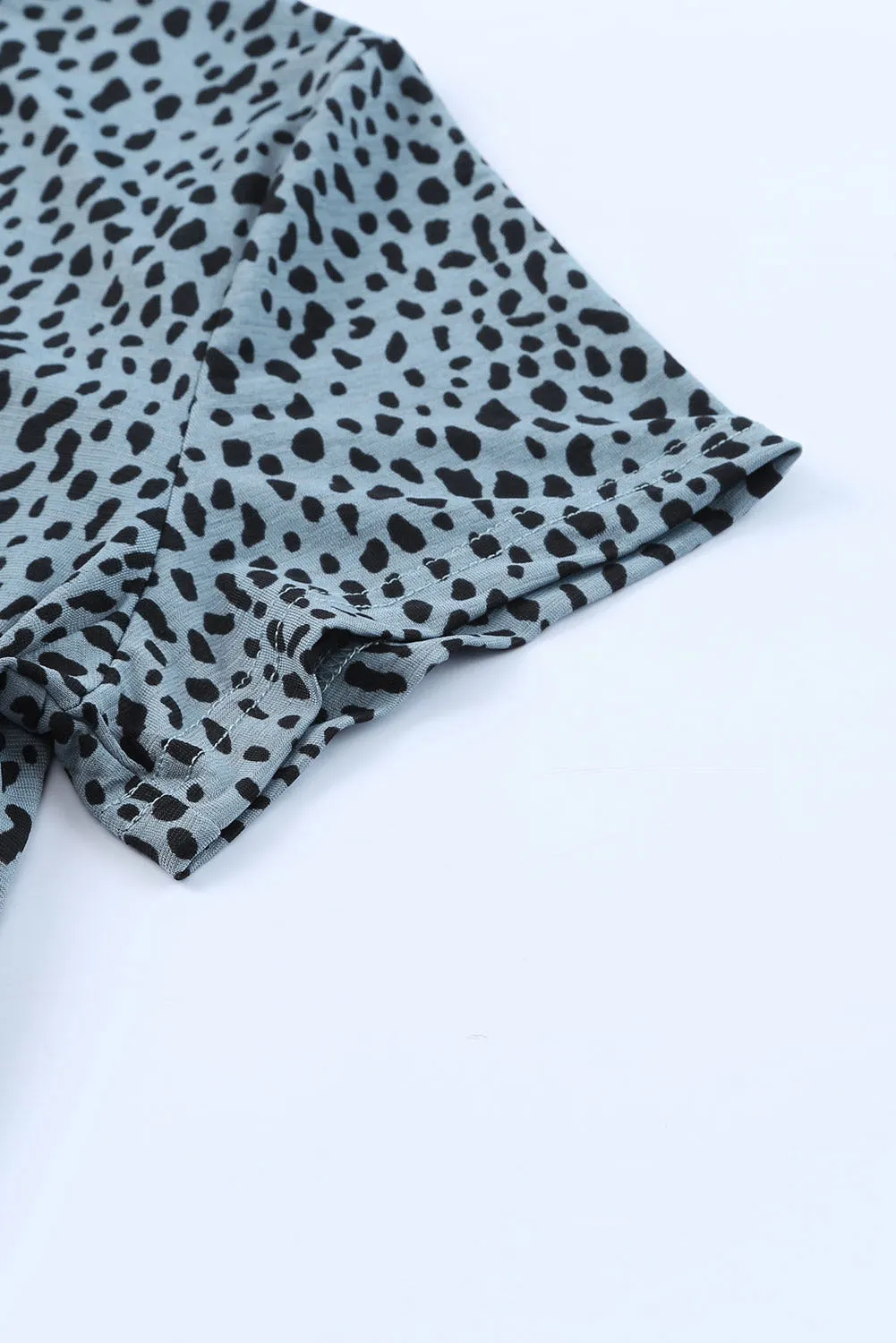 Cheetah O-neck T Shirt