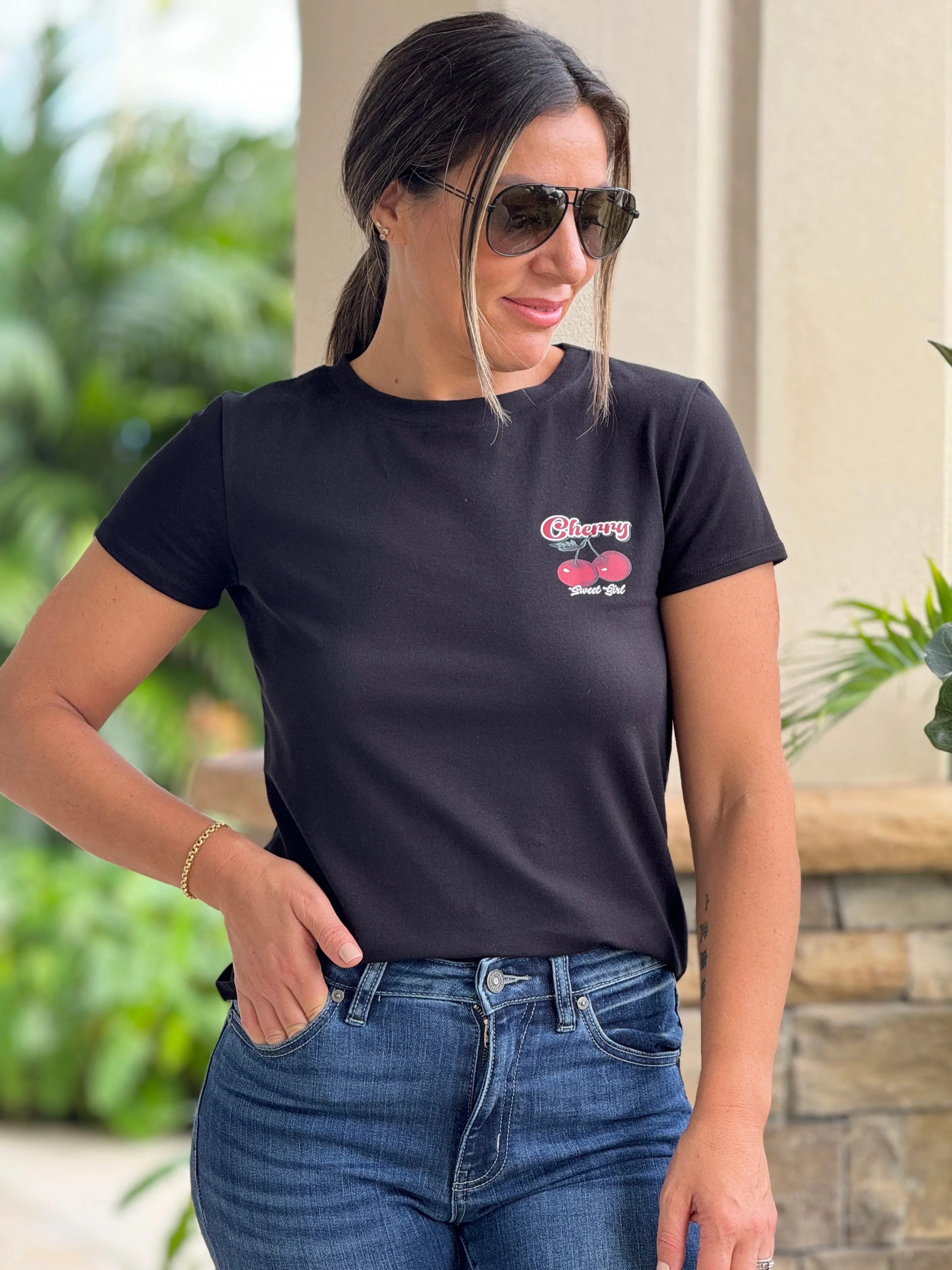 Cherry Print TShirt