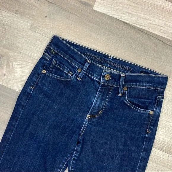 Citizens Of Humanity by Revolve Elson Medium Rise Straight Leg Jeans Blue 0/25
