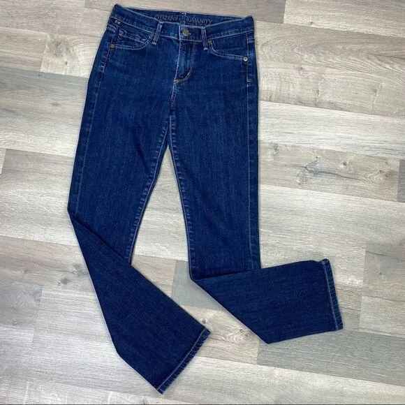 Citizens Of Humanity by Revolve Elson Medium Rise Straight Leg Jeans Blue 0/25