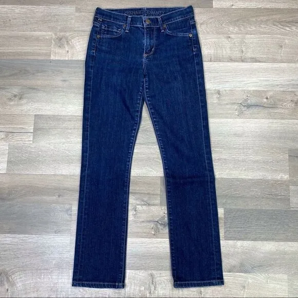 Citizens Of Humanity by Revolve Elson Medium Rise Straight Leg Jeans Blue 0/25