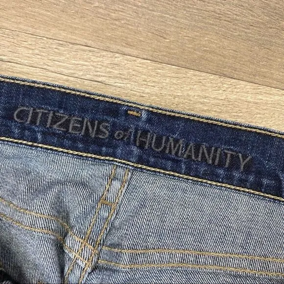 Citizens Of Humanity by Revolve Elson Medium Rise Straight Leg Jeans Blue 0/25