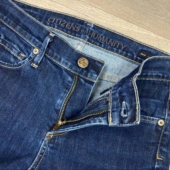 Citizens Of Humanity by Revolve Elson Medium Rise Straight Leg Jeans Blue 0/25