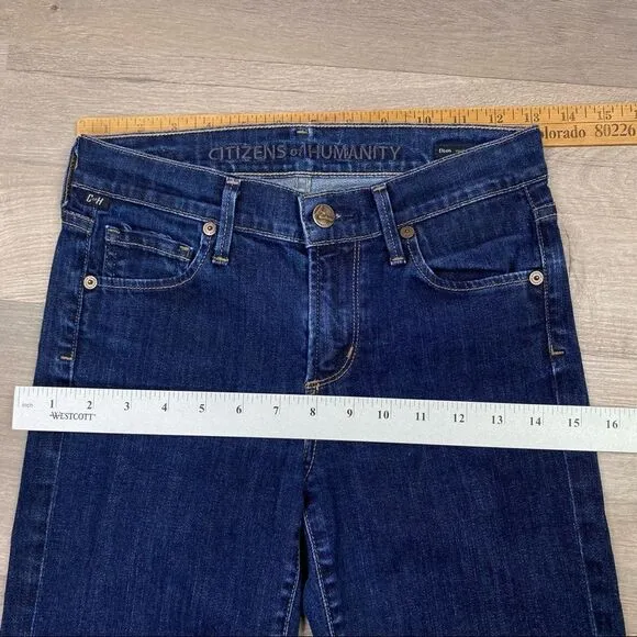 Citizens Of Humanity by Revolve Elson Medium Rise Straight Leg Jeans Blue 0/25