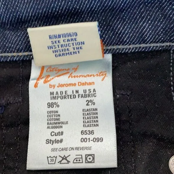Citizens of Humanity bootcut jeans sz 28 Kelly