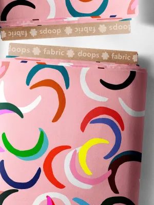 Colour Petals Cotton Jersey (CUT PIECE  1M $12)