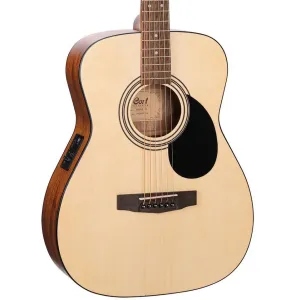 Cort AF510E Acoustic-Electric Folk Guitar, Natural
