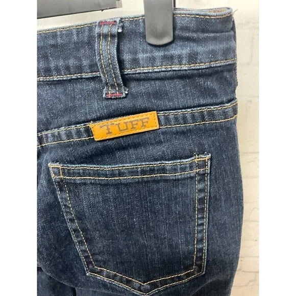 Cowgirl Tuff JUST TUFF JEANS Dark Wash Bootcut Trouser Pant Sz. 27x31 (U2)
