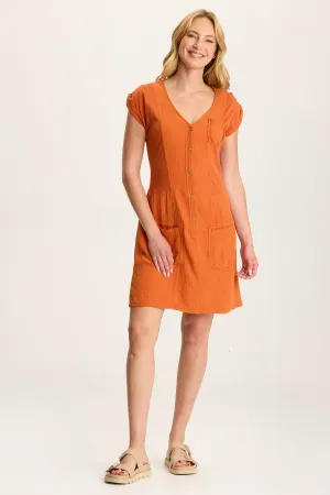 Crevin Lounge Plush Gauze Dress
