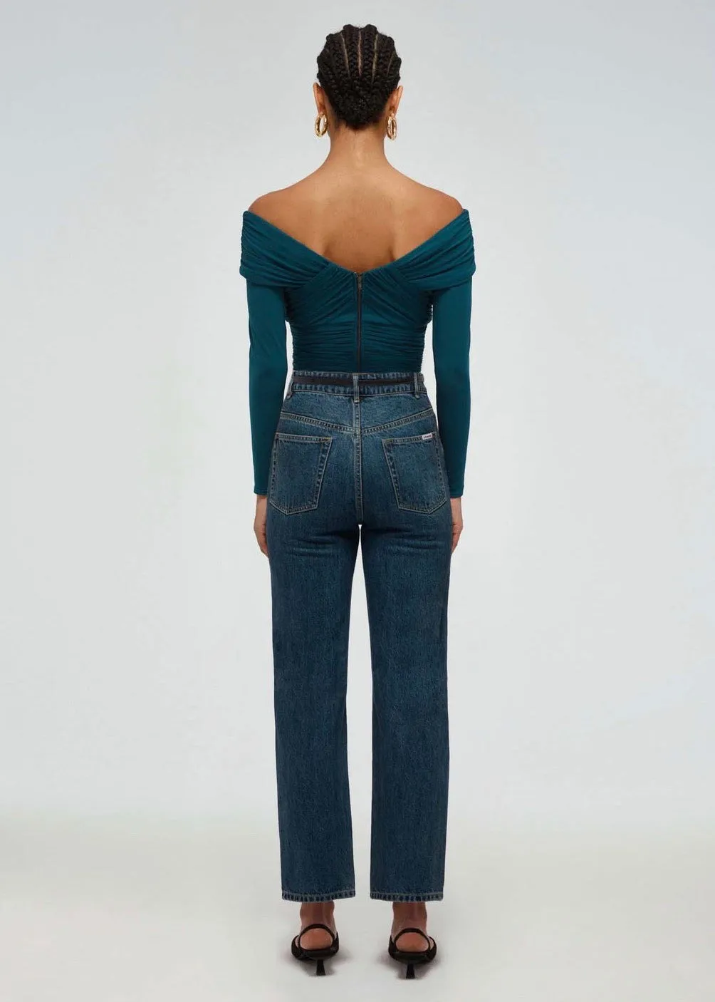 Crossover Top (Deep Teal)