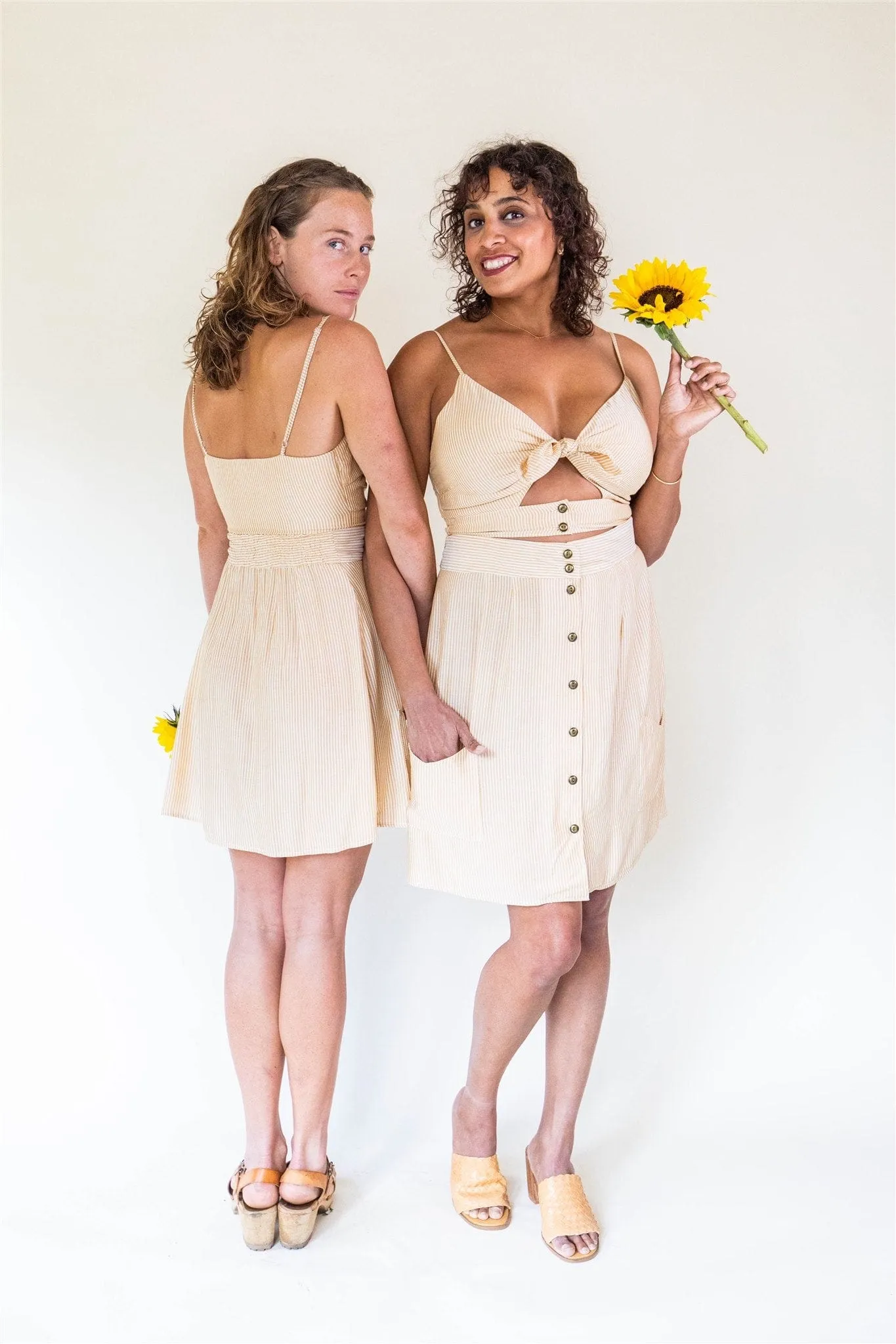 Dee Dee Top in Yellow Stripe