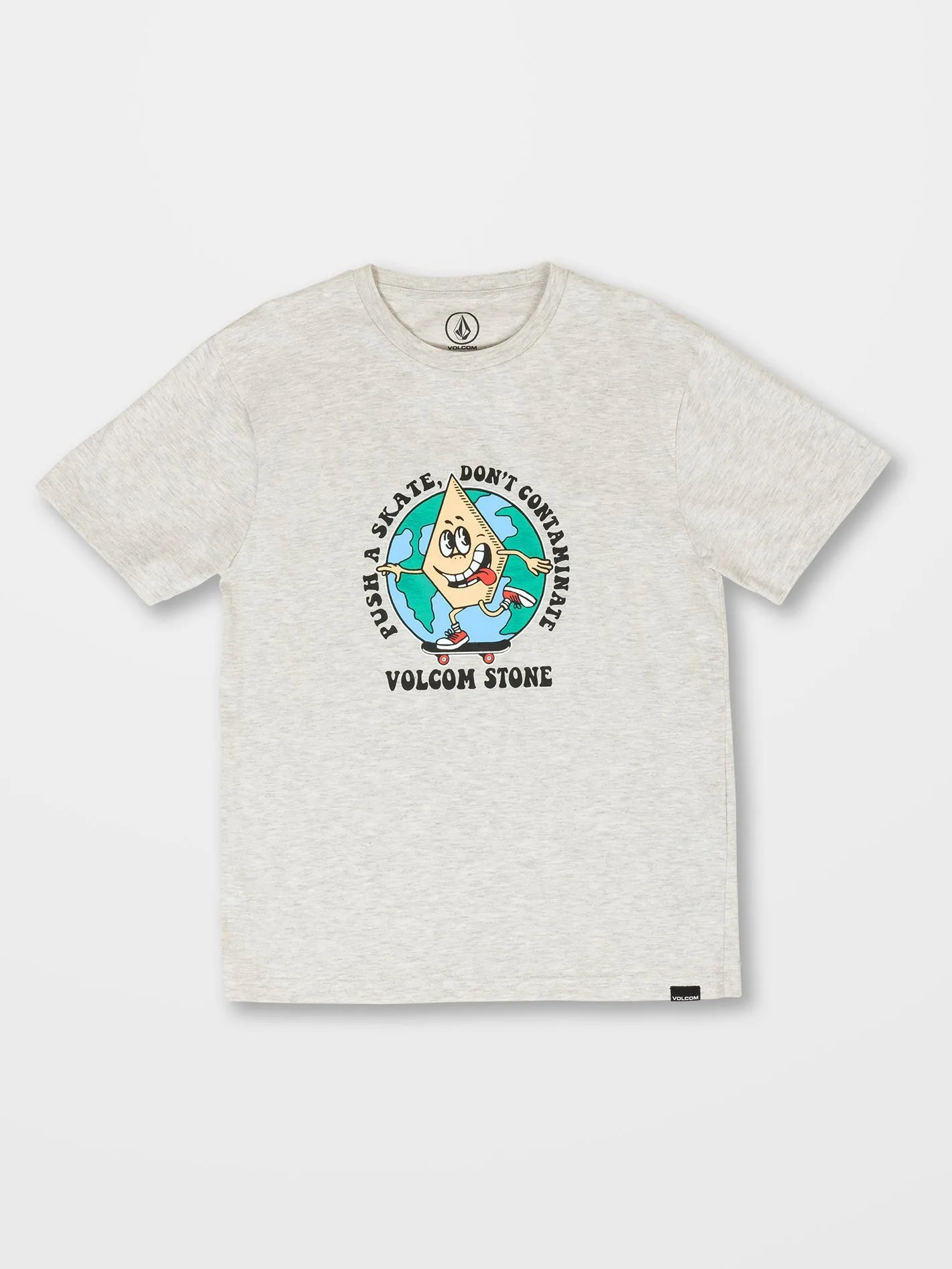 Dontcontaminate T-shirt - BONE HEATHER - (KIDS)