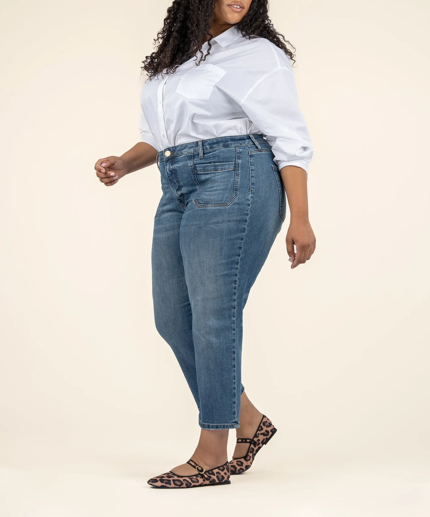 Elizabeth High Rise Straight Leg