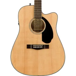 Fender CD-60SCE Acoustic-Electric Guitar, Natural