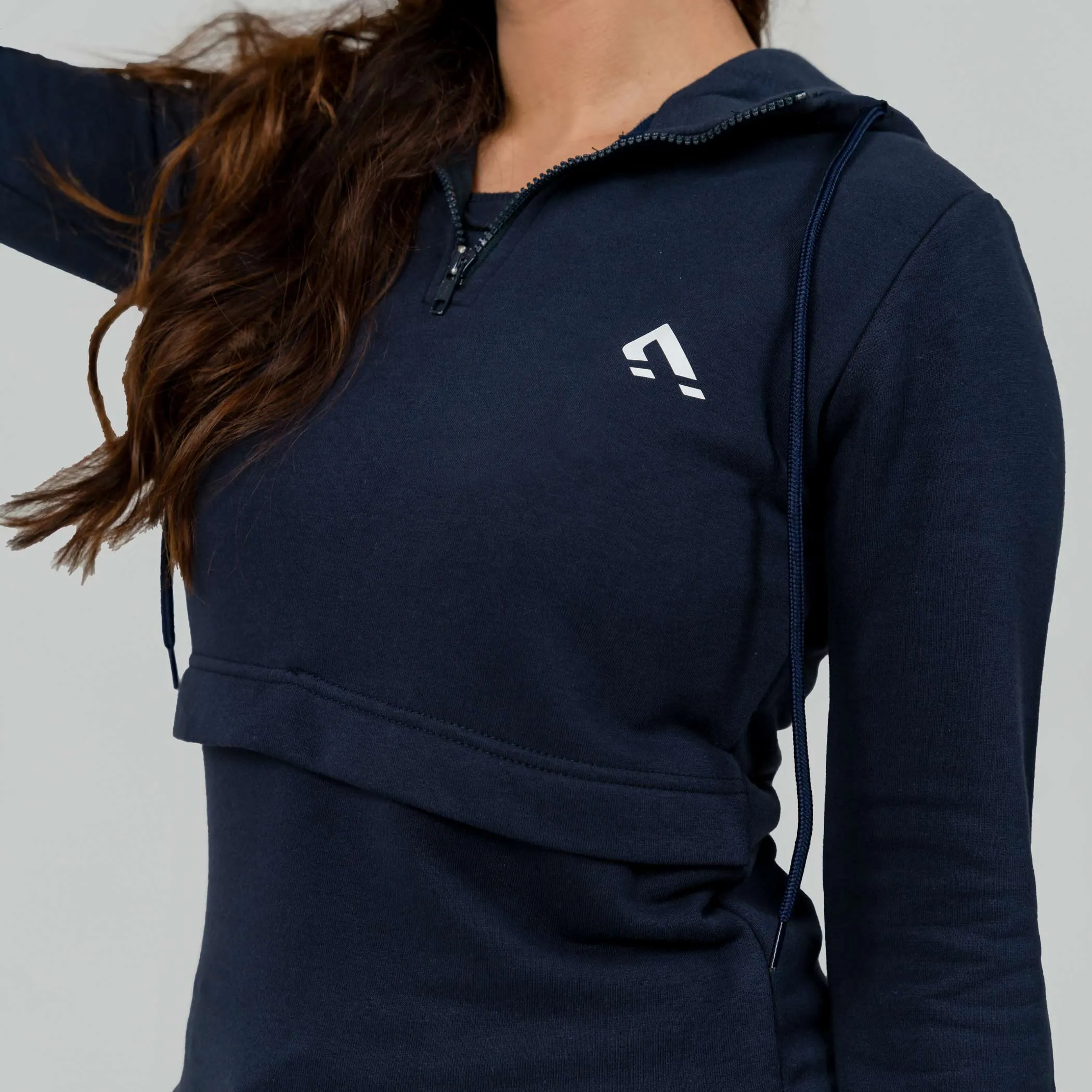 Flex Terry Hoodie - Navy