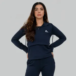 Flex Terry Hoodie - Navy
