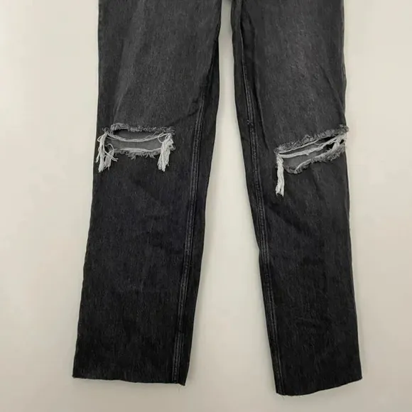 Free People We The Free Wild Flower Jeans in Faded Black Size 27