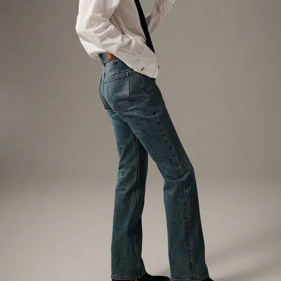 Free People We the Free Xena Slim Straight Jeans Curve Ball