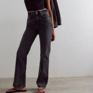 Free People We the Free Xena Slim Straight Jeans Dark Knight
