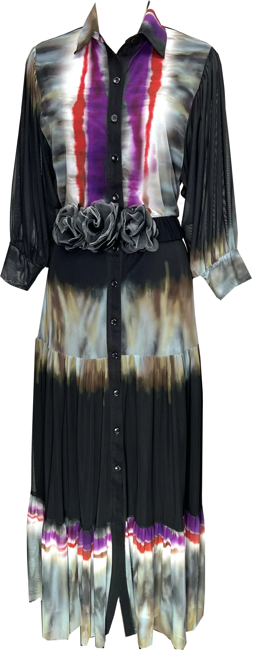 Galaxy Ombre Shirt Dress