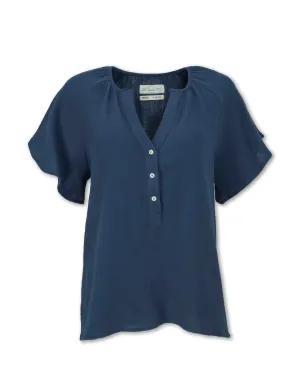 Gauze Raglan Sleeve Shirt - SALE