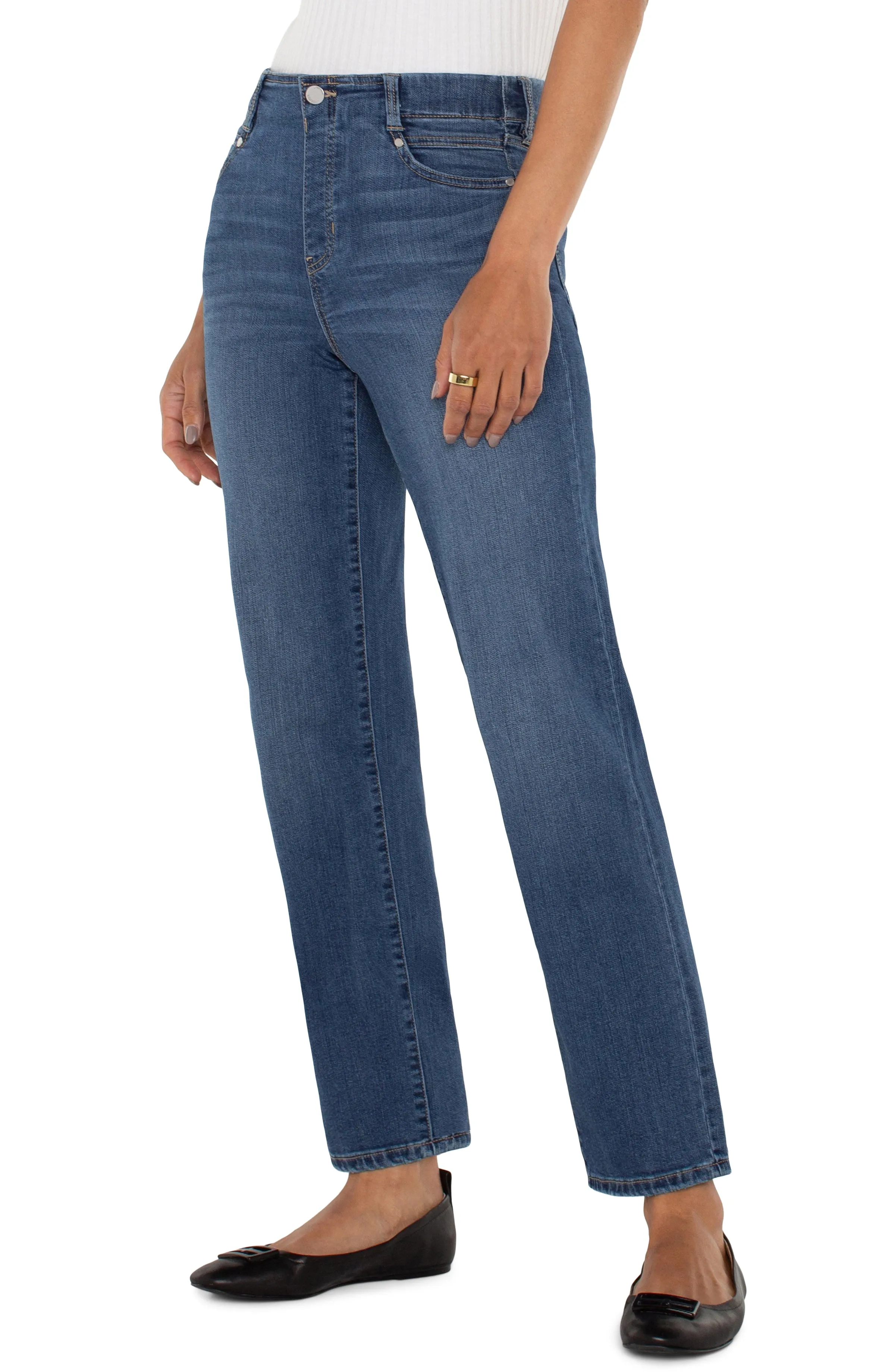 Gia Glider Slim Jeans - Sage Creek