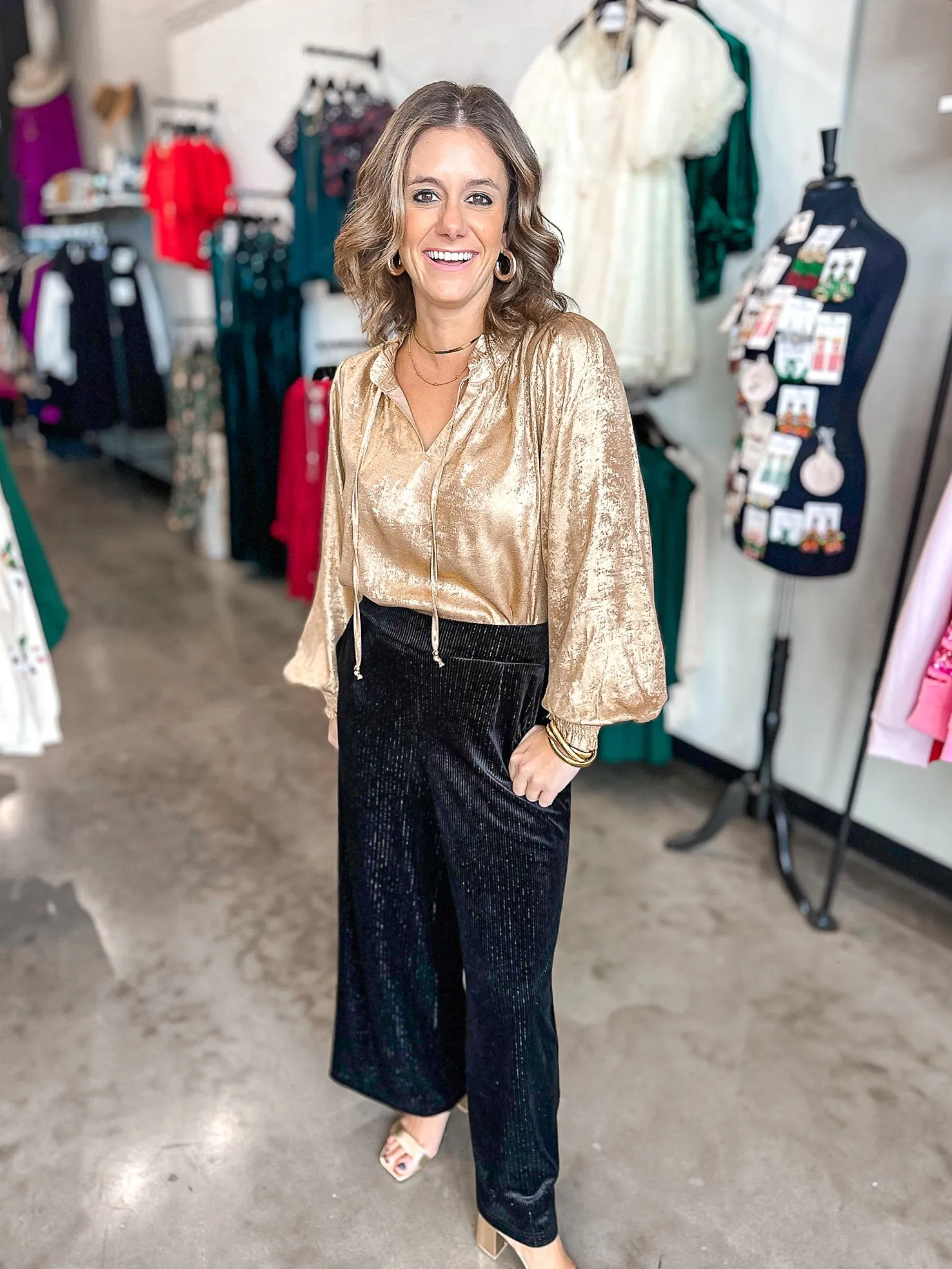 Gia Shimmer Blouse