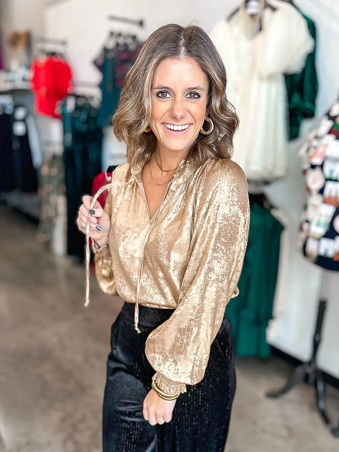 Gia Shimmer Blouse