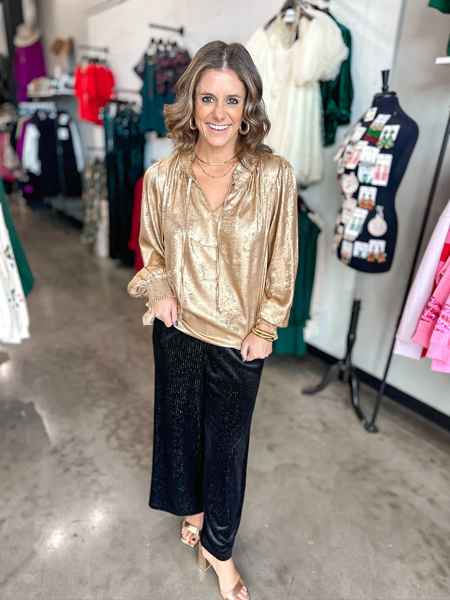 Gia Shimmer Blouse