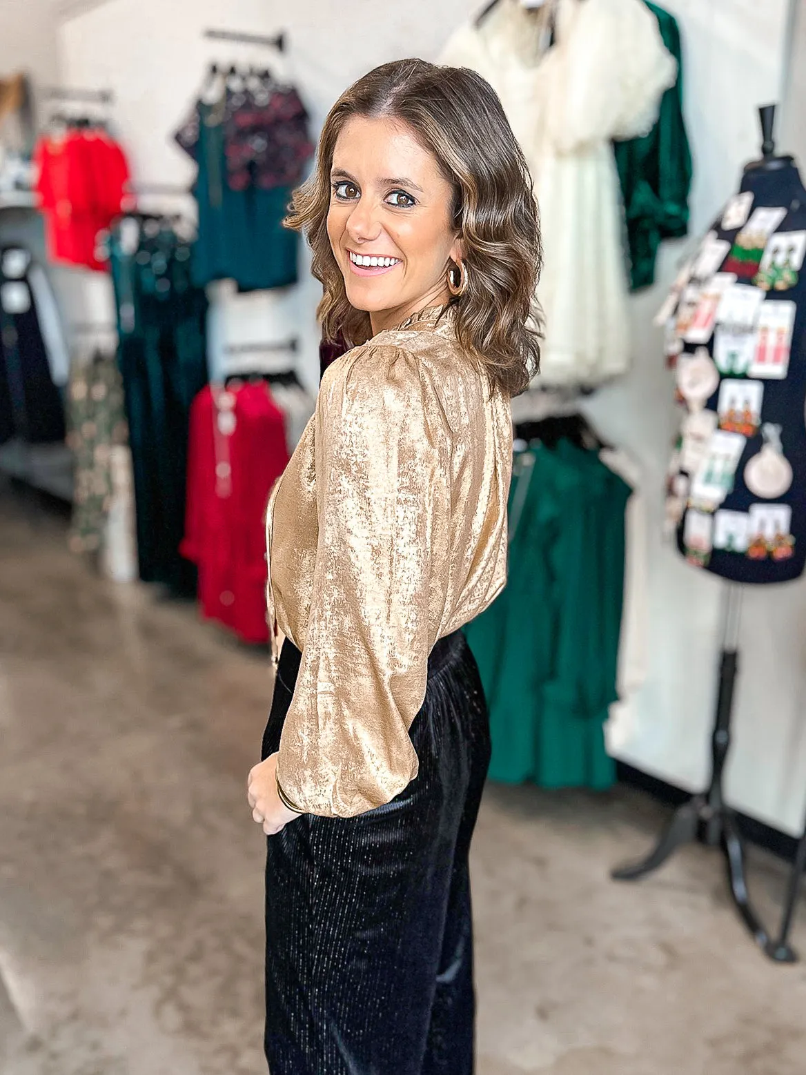 Gia Shimmer Blouse