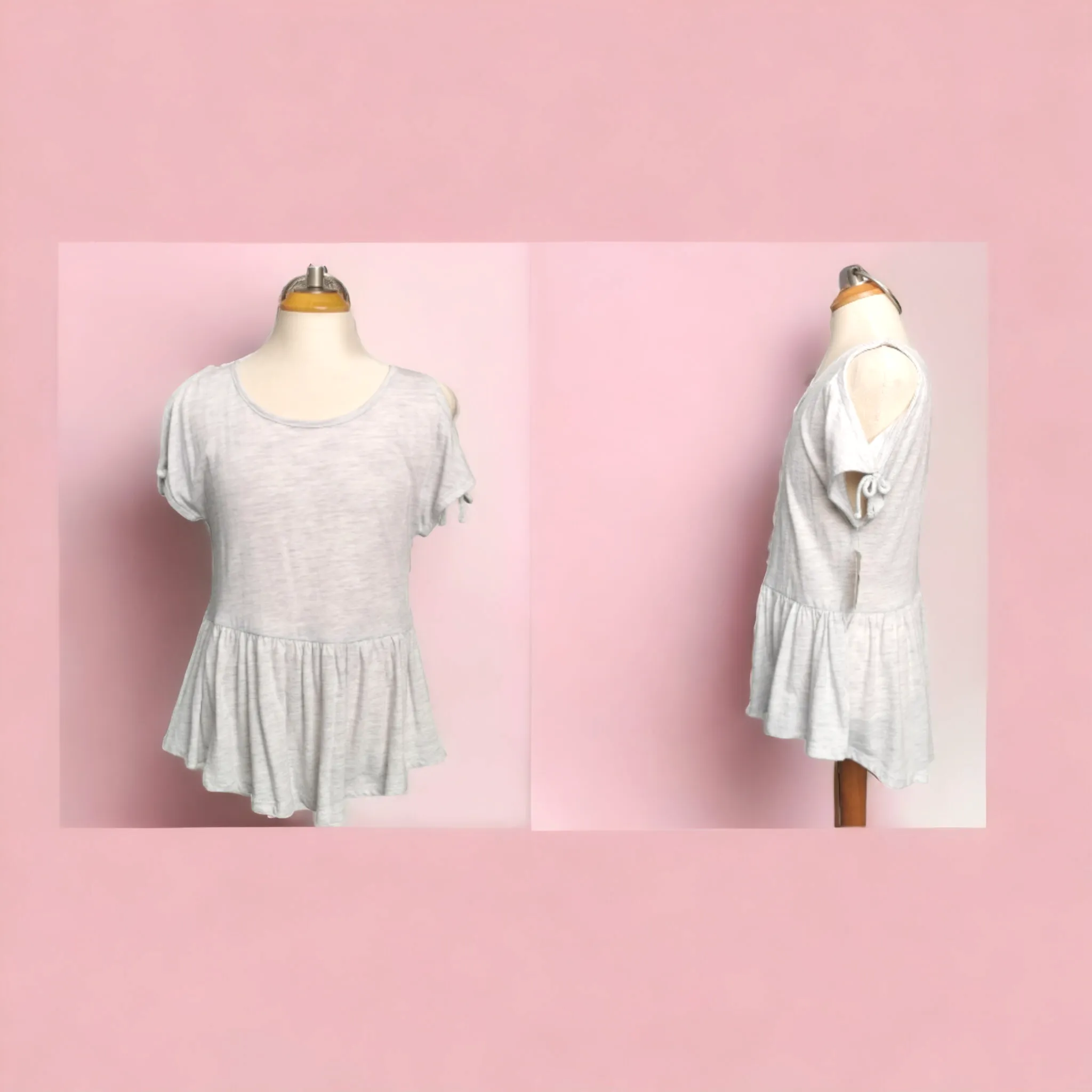 GIRL SIZE MEDIUM (8/10 YEARS) - TUCKER & TATE, Soft & Flowy T-shirt NWT B47