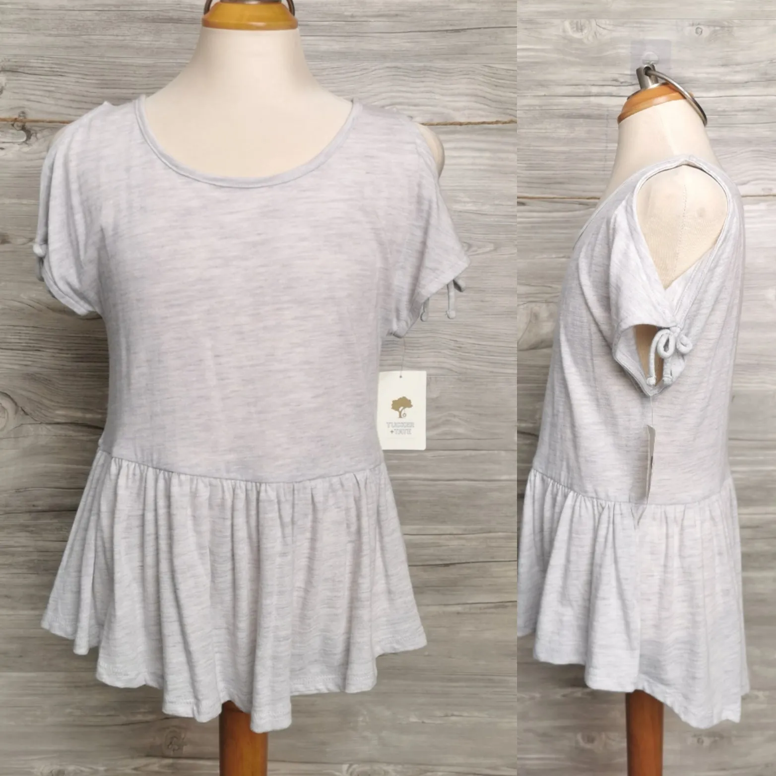GIRL SIZE MEDIUM (8/10 YEARS) - TUCKER & TATE, Soft & Flowy T-shirt NWT B47