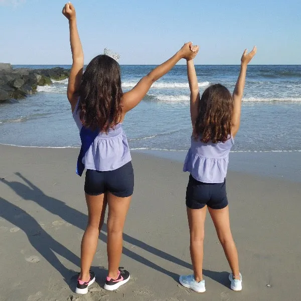 Girls Peplum Flare Tank