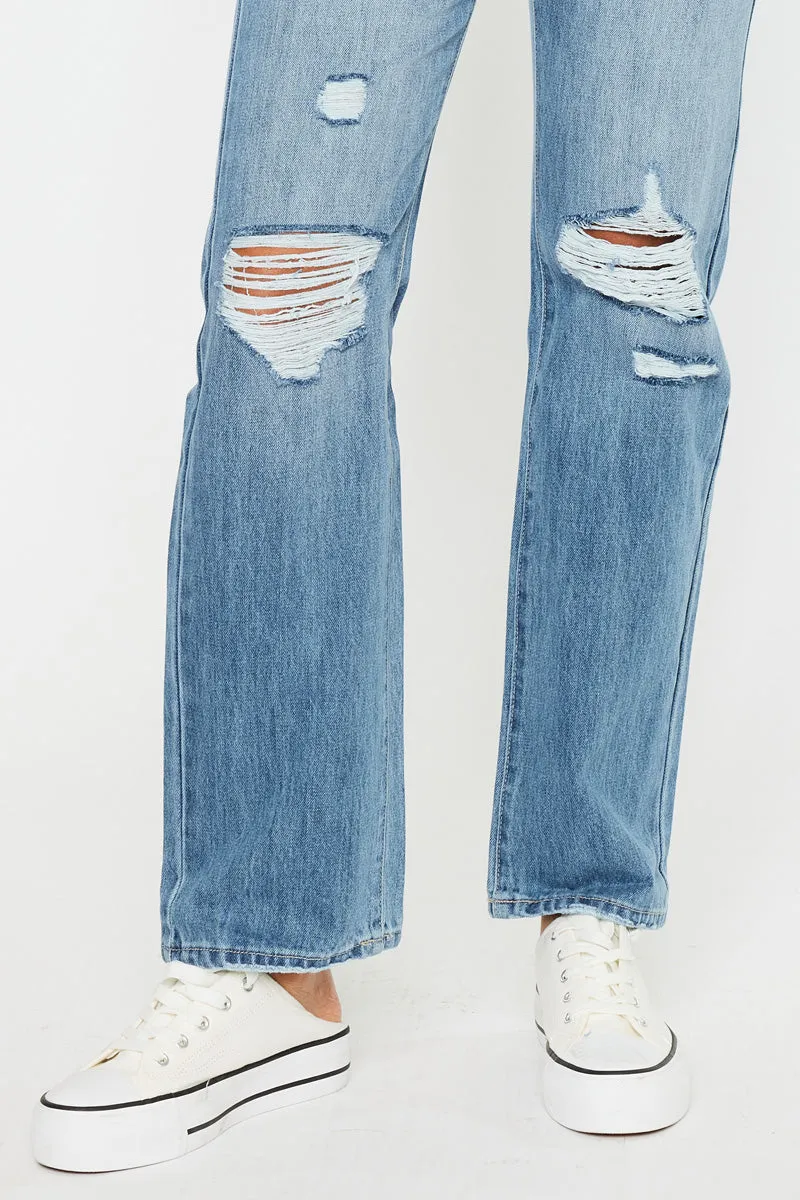 Hattie High Rise 90's Straight Leg Jeans