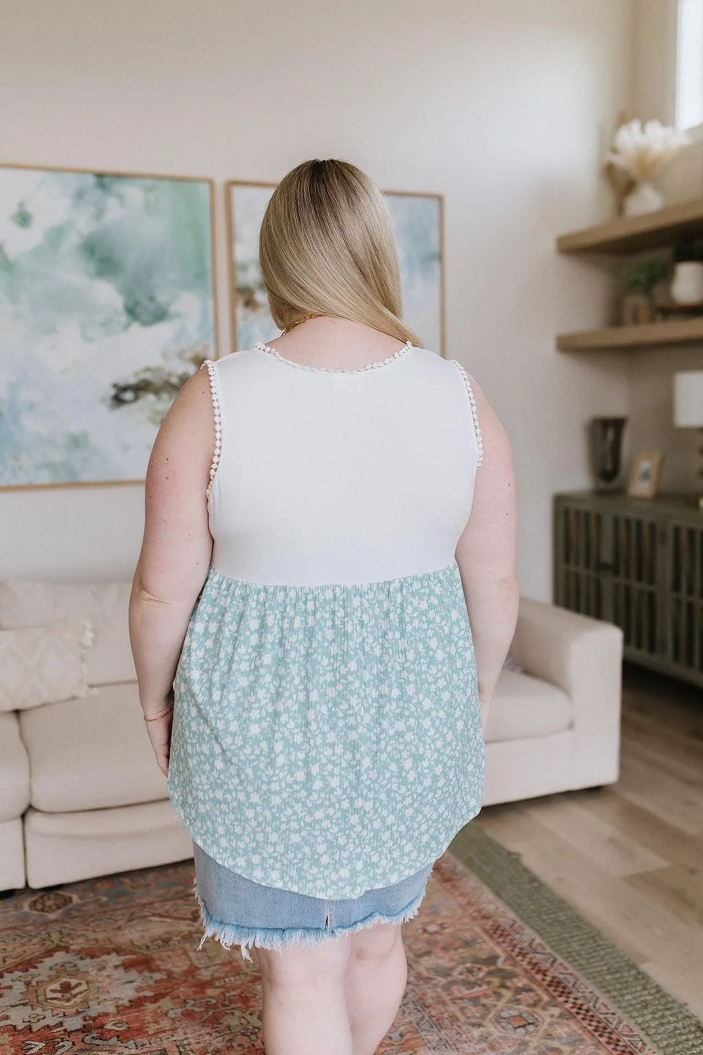 Hazel Blues® |  Whoopsie Daisy Floral Peplum