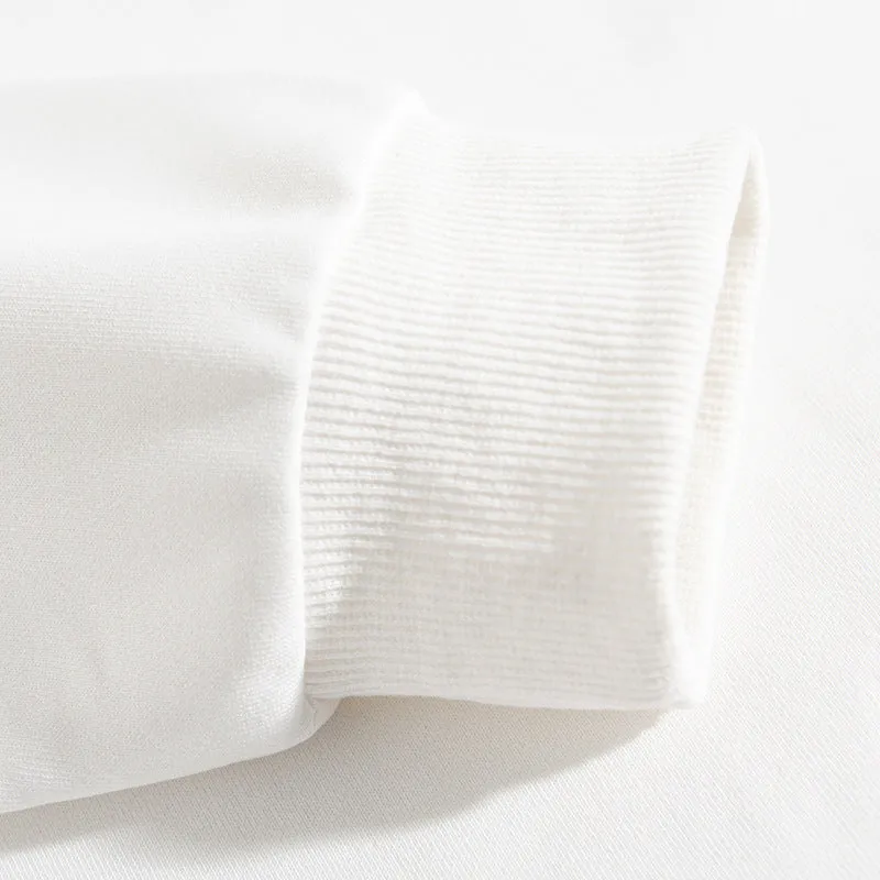 Hello Christmas O-Neck White Sweater R