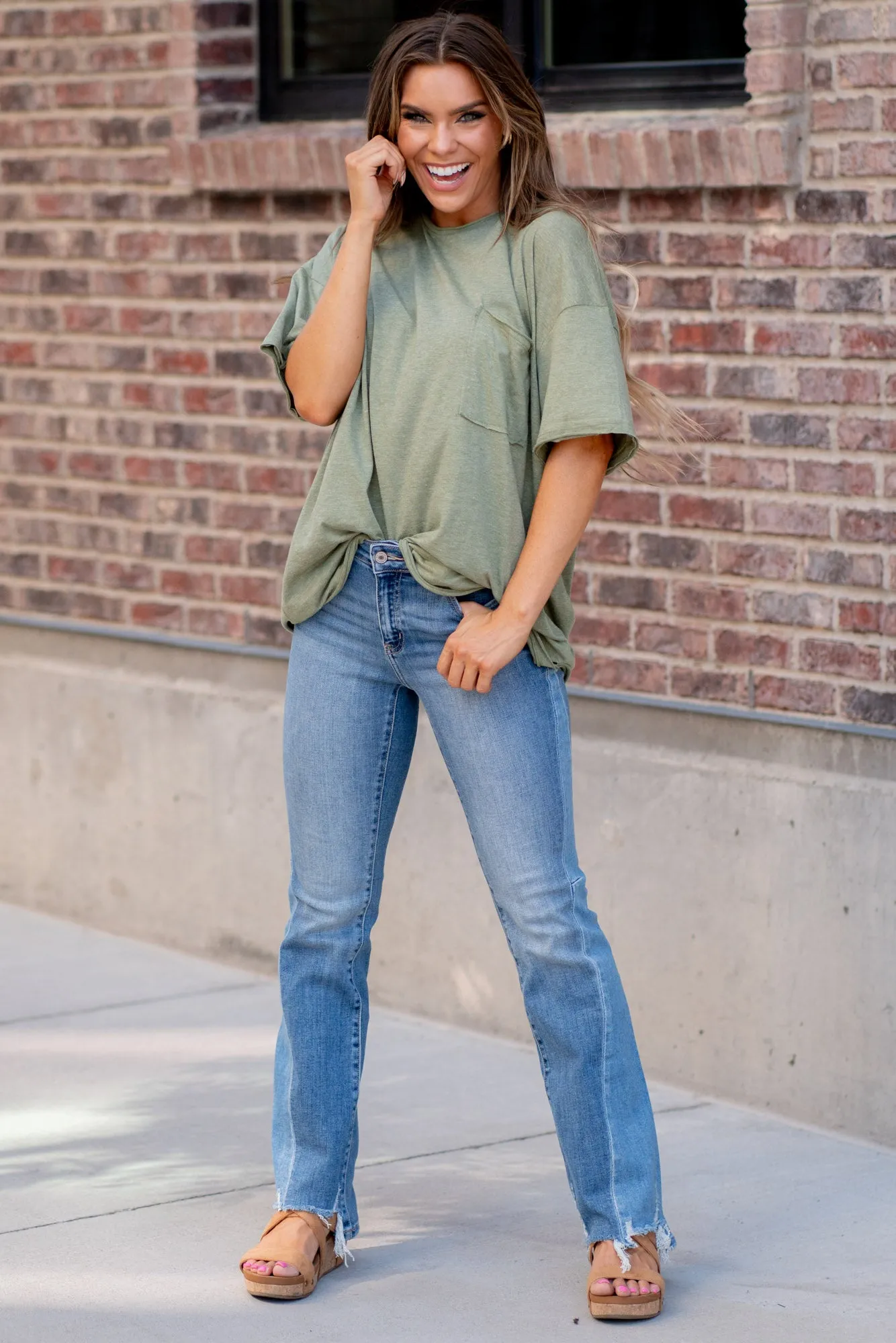 Hope Mid Rise Bootcut Jeans