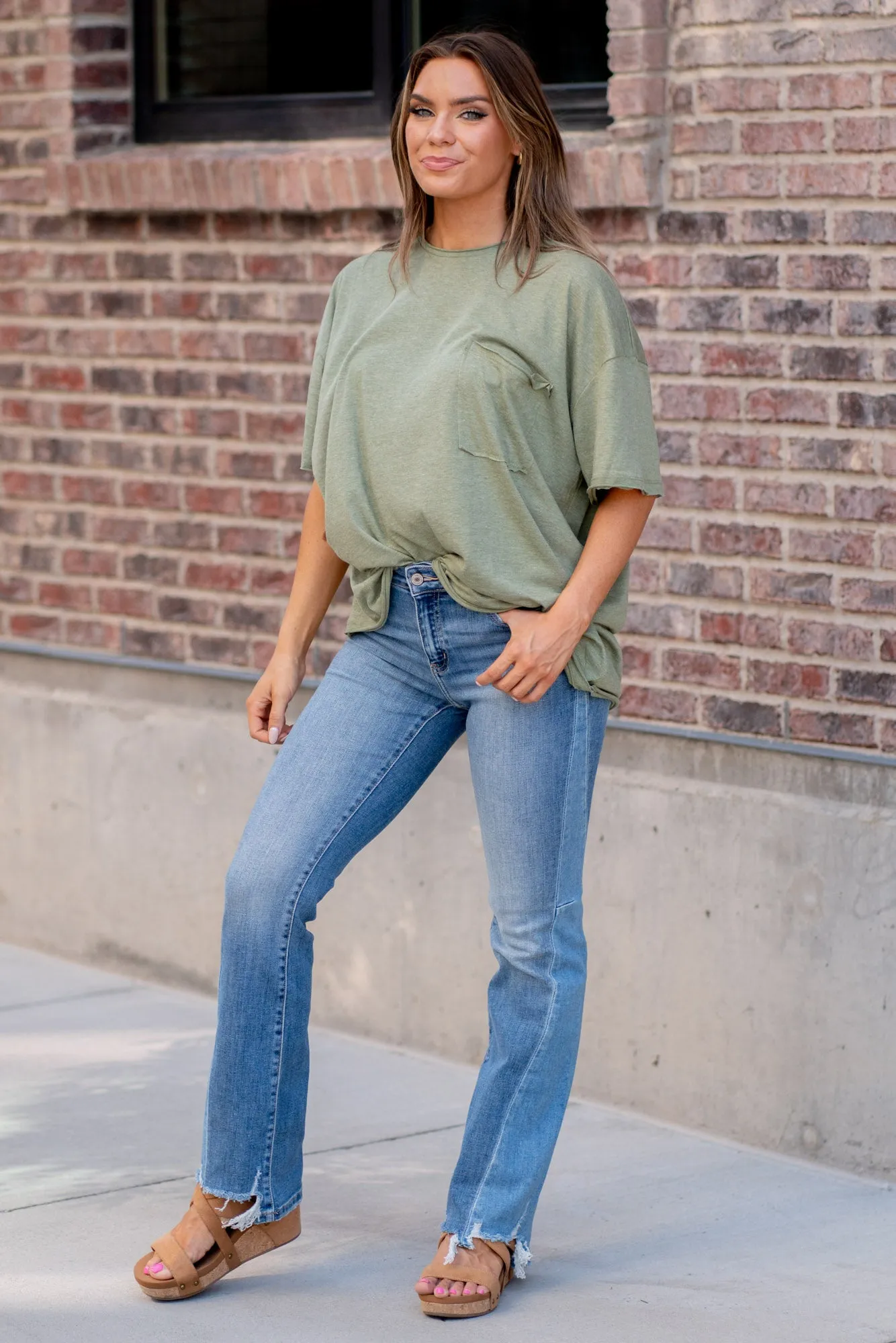 Hope Mid Rise Bootcut Jeans