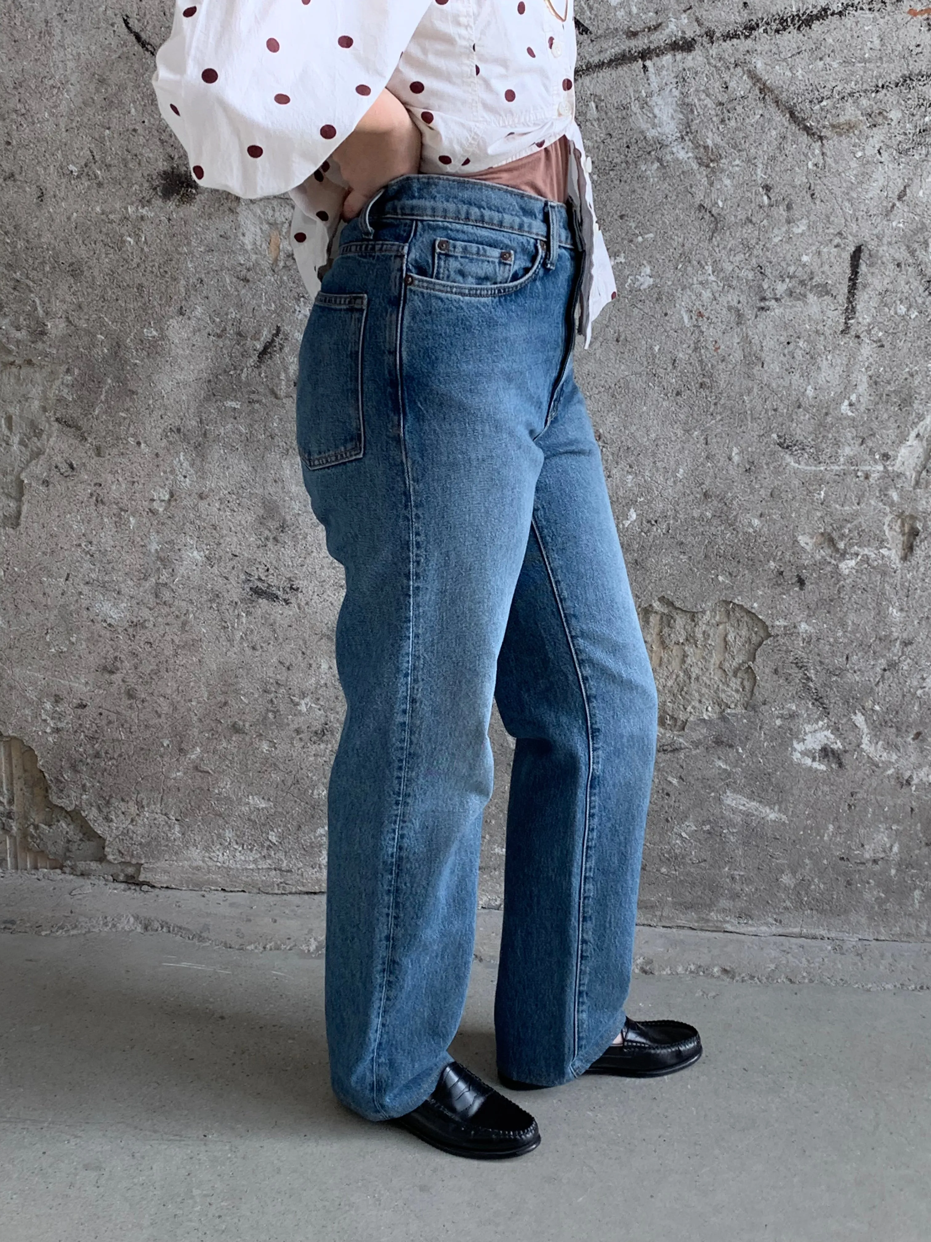 imogene   willie straight leg jeans