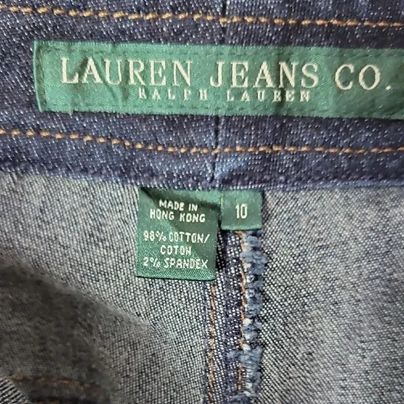 Indigo Blue Straight Leg Jeans with Mid Rise Waistband