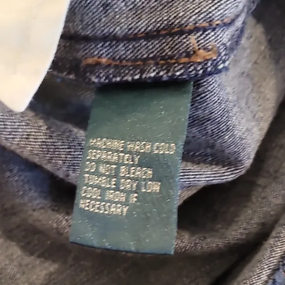 Indigo Blue Straight Leg Jeans with Mid Rise Waistband