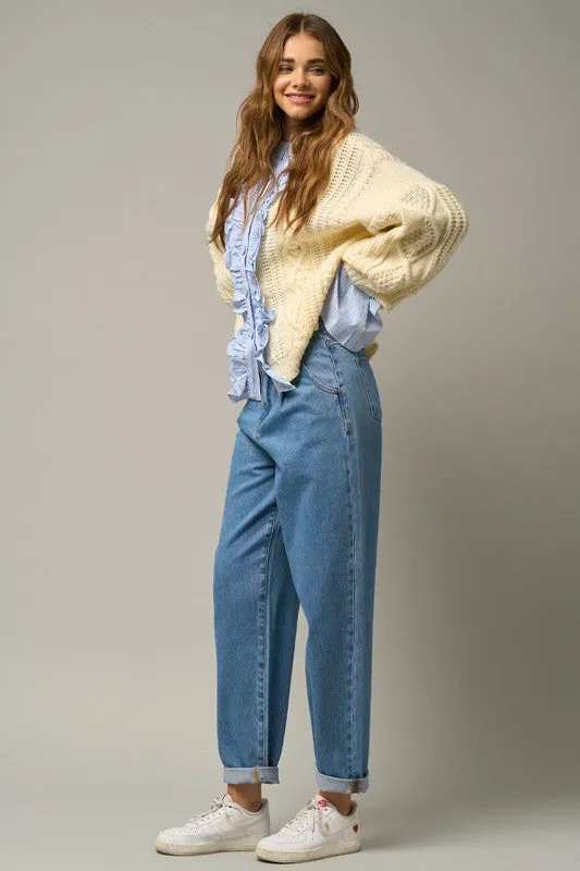 Insane Gene HIGH RISE PREMIUM SLOUCH JEANS