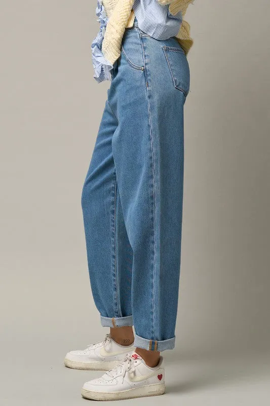 Insane Gene HIGH RISE PREMIUM SLOUCH JEANS