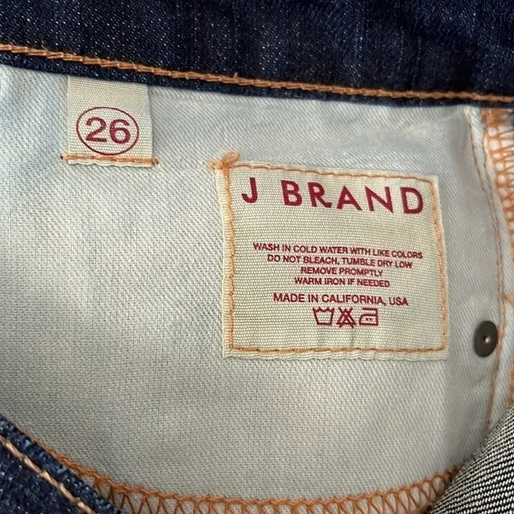 J Brand 914 ink Mid Rise Straight Leg jeans size 26