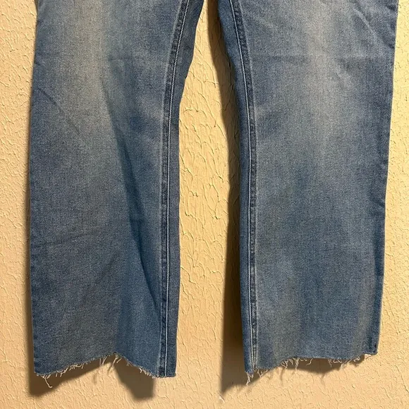 J. Crew‎ 10” Billie Demi-Boot Crop Jeans Bootcut Stretch Denim Size 33