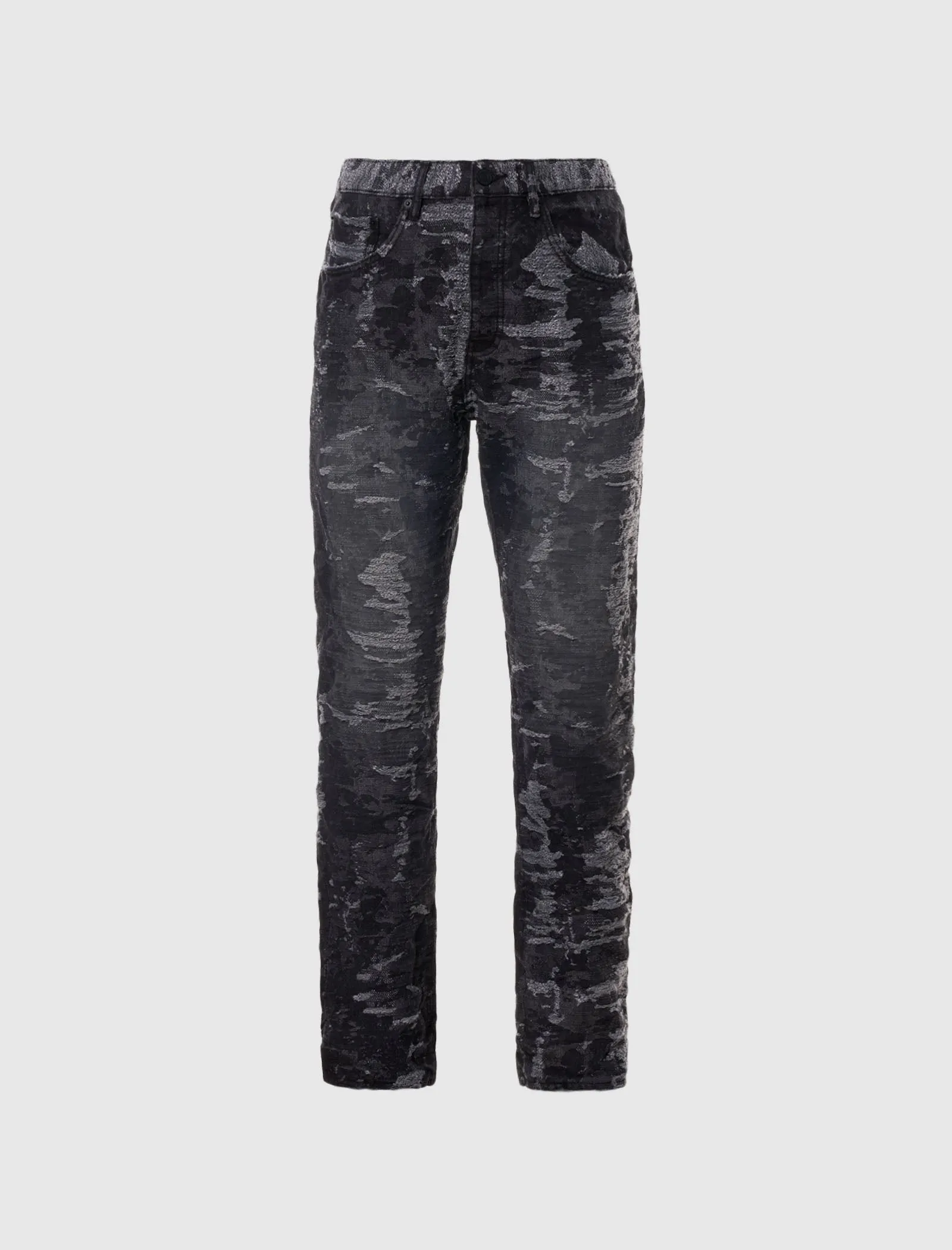 JACQUARD SLIM STRAIGHT JEAN